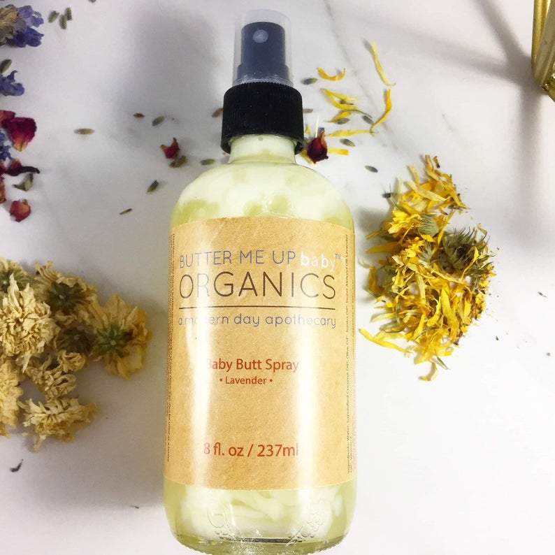BUTTER ME UP ORGANICS Organic Baby Butt Spray / Diaper Changing Spray