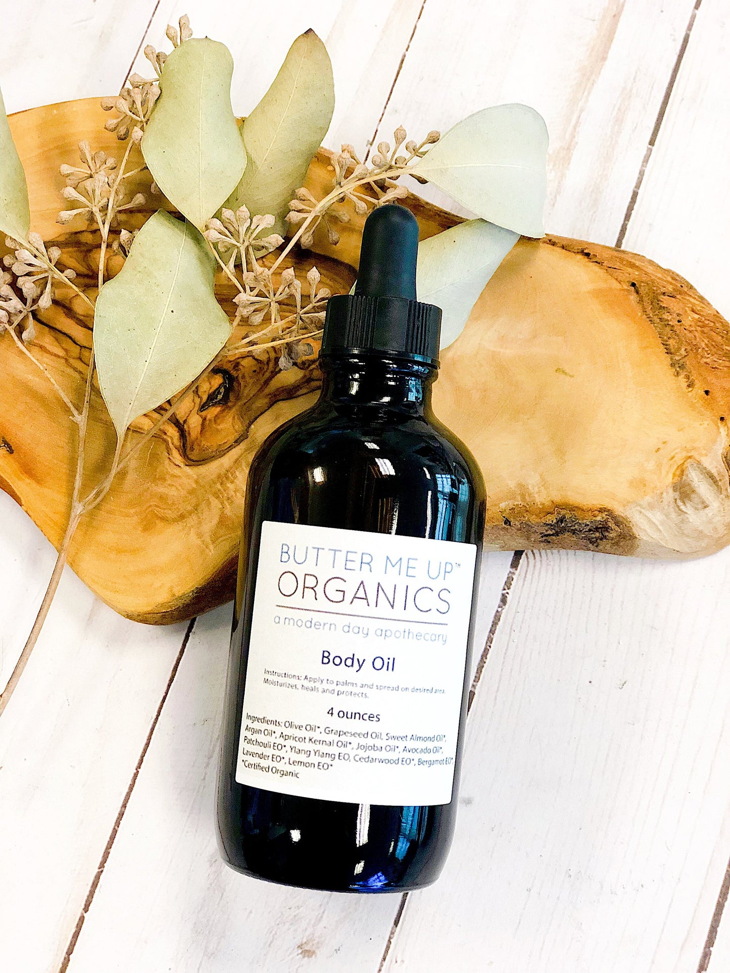 BUTTER ME UP ORGANICS Body Oil / Moisturizer / Dry Skin