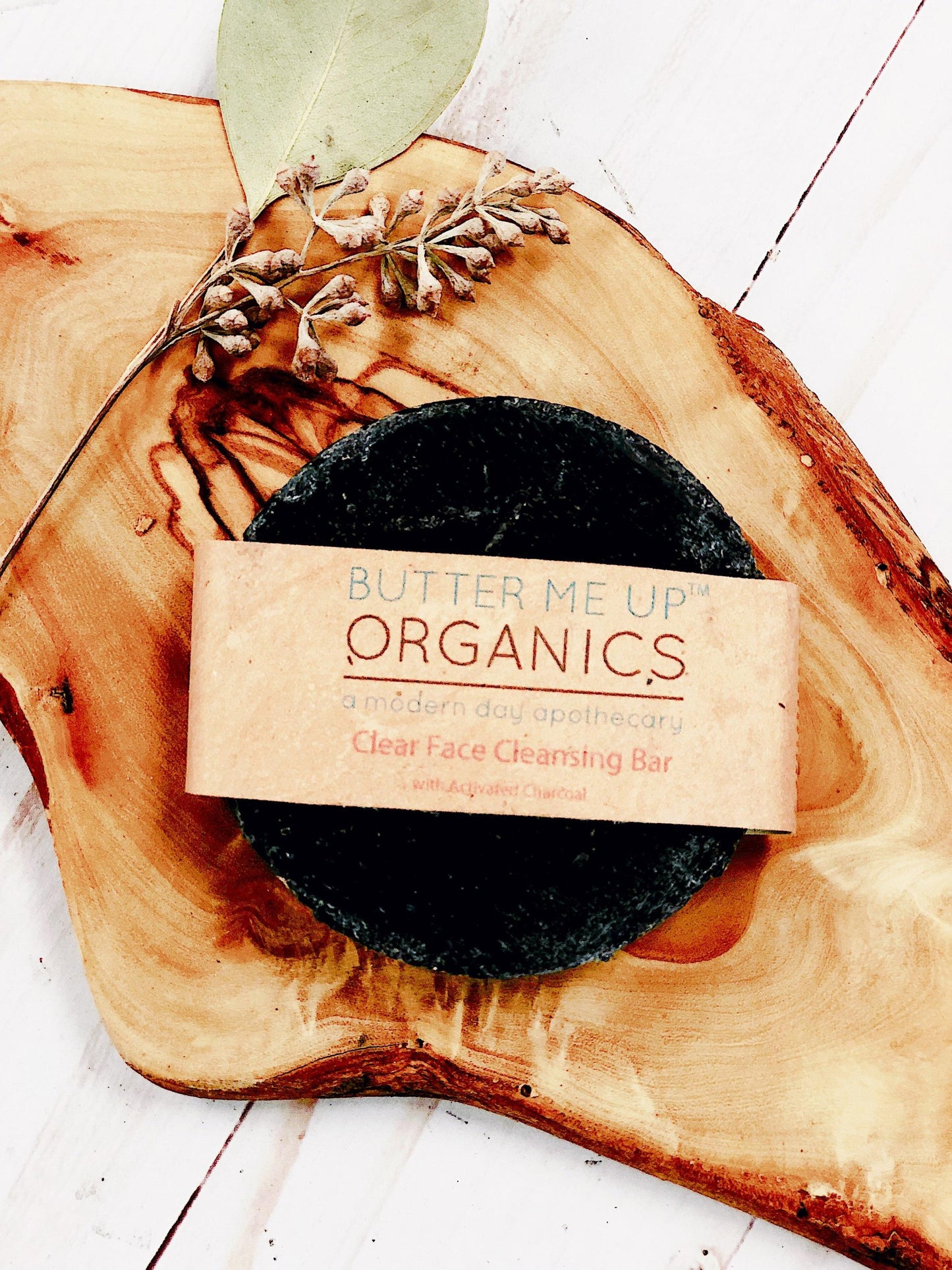 BUTTER ME UP ORGANICS Activated Charcoal Face Soap
