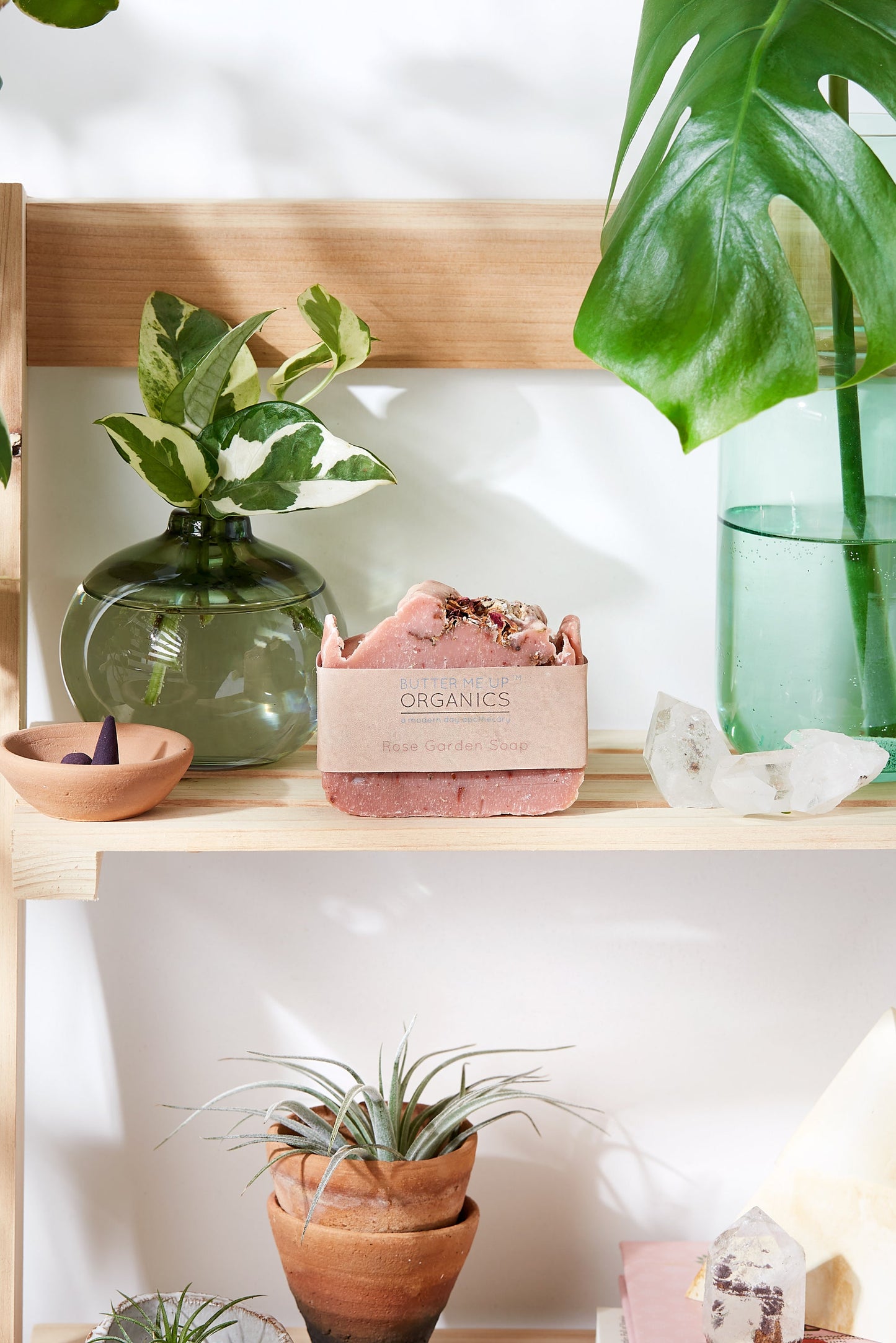 BUTTER ME UP ORGANICS Rose Garden Soap / Vegan Soap / Palm Free