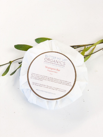 BUTTER ME UP ORGANICS Shampoo Bar / SLS FREE / Natural Shampoo