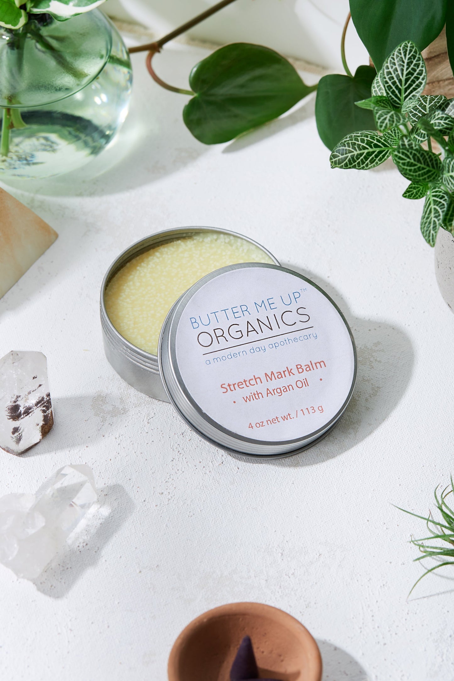 BUTTER ME UP ORGANICS Stretch Mark Body Butter / Argan Oil