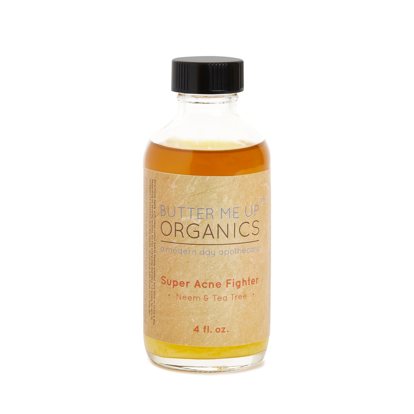 BUTTER ME UP ORGANICS Super Acne Fighter / Organic Acne Treatment / Essential Oils
