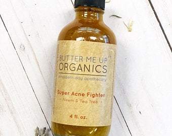 BUTTER ME UP ORGANICS Acne Bundle / Organic Skincare / Clear Skin / Organic Acne treatment