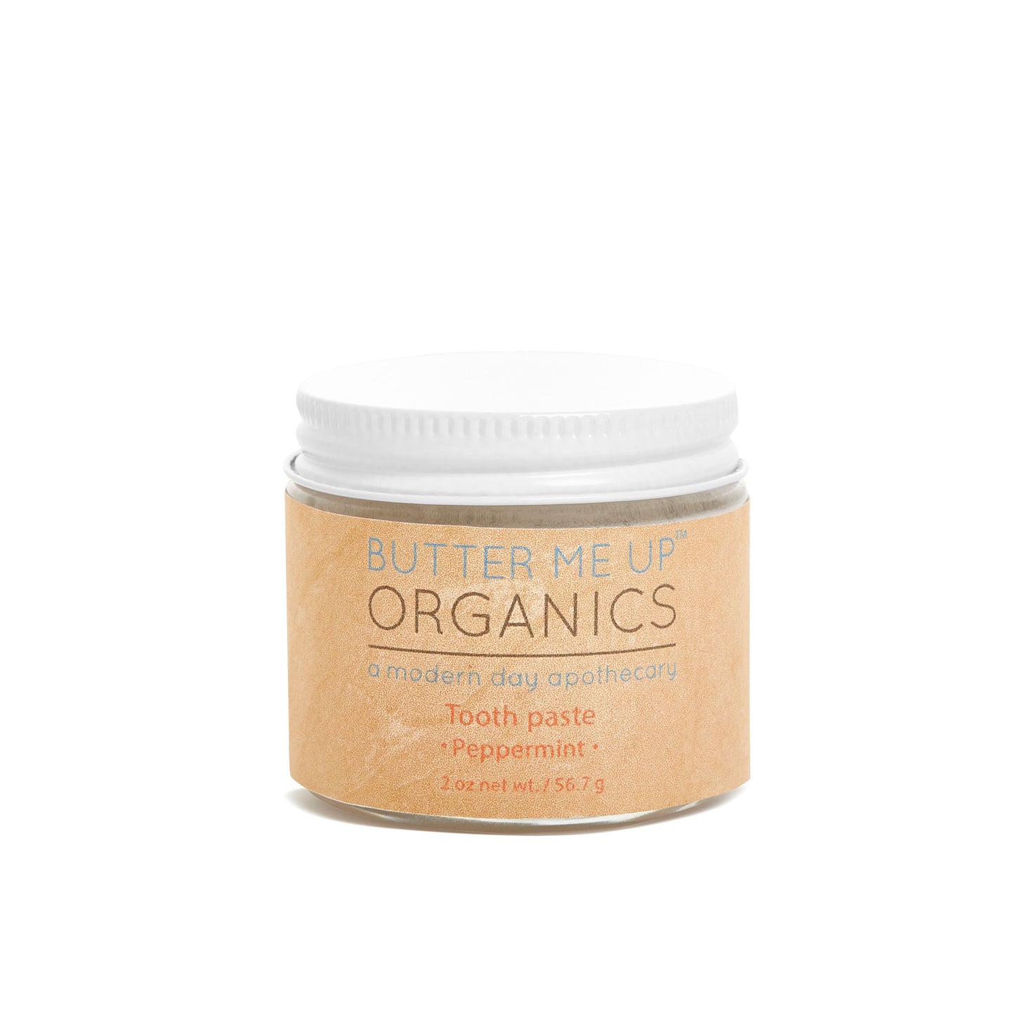 BUTTER ME UP ORGANICS Whitening Toothpaste / All Natural