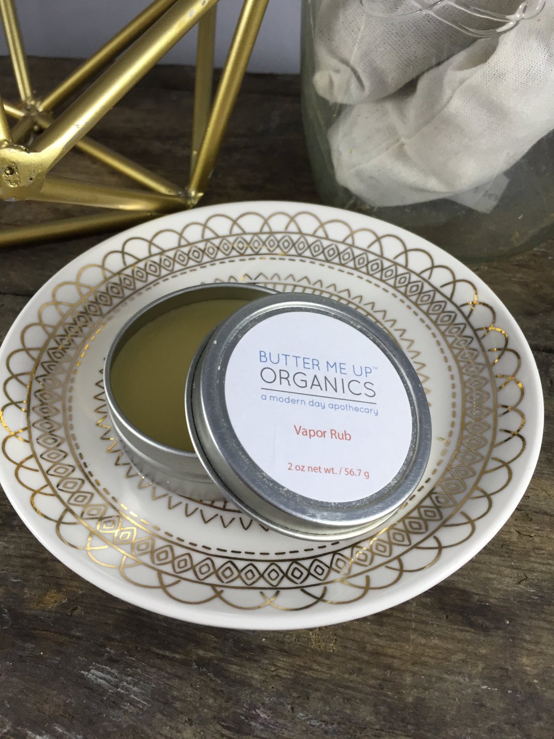 BUTTER ME UP ORGANICS Handmade Vapor Rub / Sick Balm