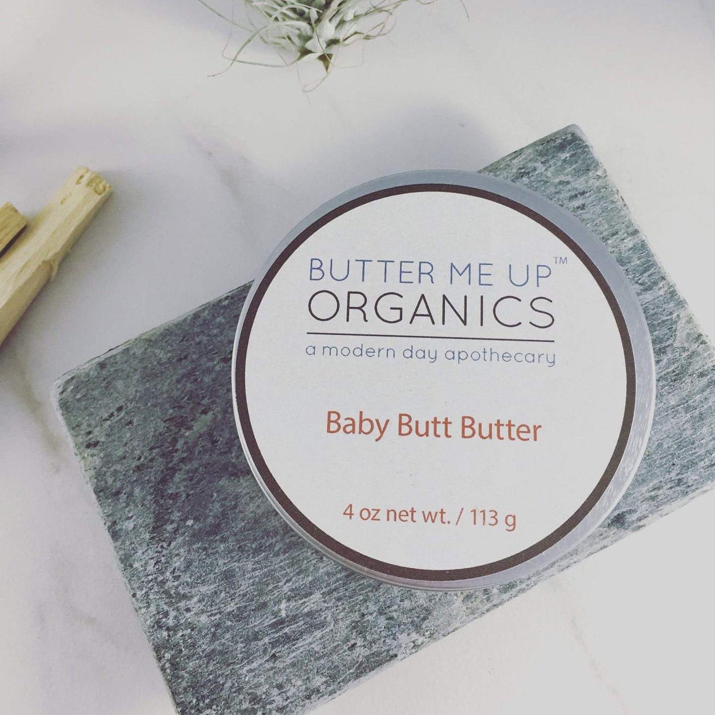 BUTTER ME UP ORGANICS Baby Butt Butter / Organic Diaper Cream