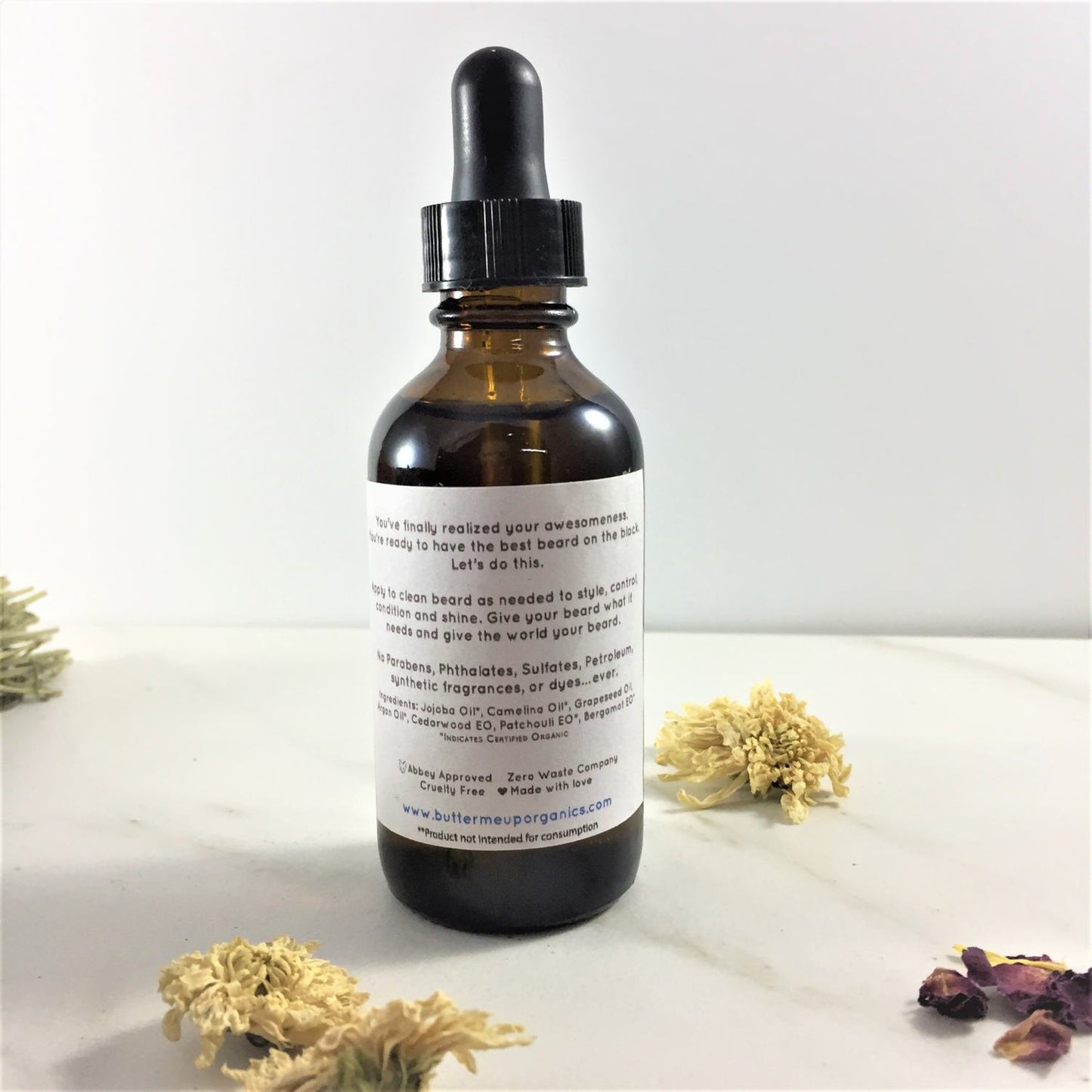 BUTTER ME UP ORGANICS Best Beard On The Block Organic Beard Oil