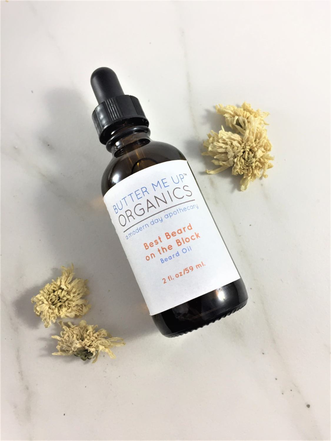 BUTTER ME UP ORGANICS Best Beard On The Block Organic Beard Oil