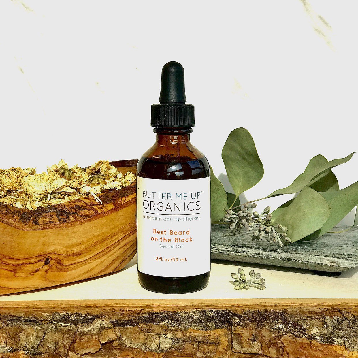 BUTTER ME UP ORGANICS Best Beard On The Block Organic Beard Oil