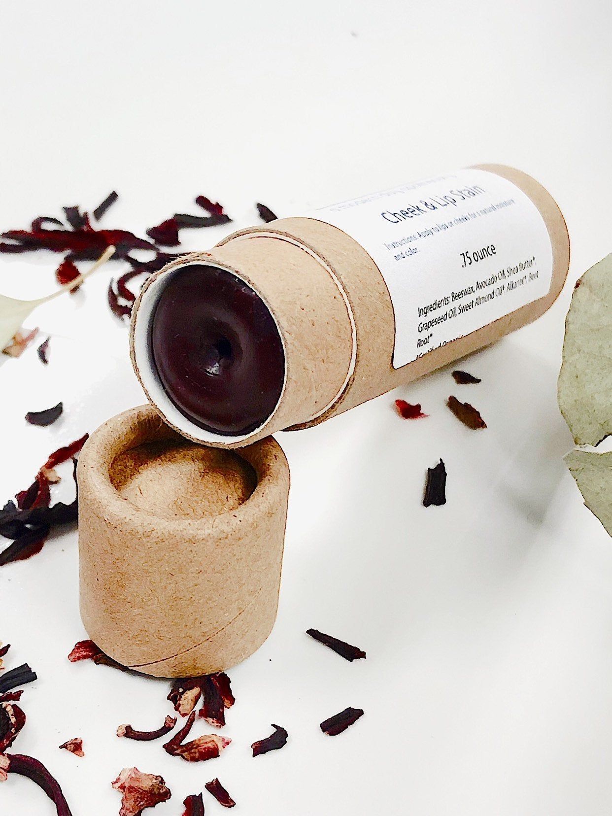 BUTTER ME UP ORGANICS Natural Cheek And Lip Stain / Lip Color / Organic Tinted Lip