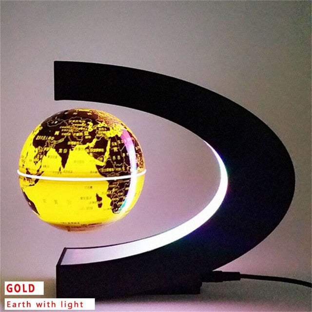 LED Levitating Rotating Globe Night Lamp