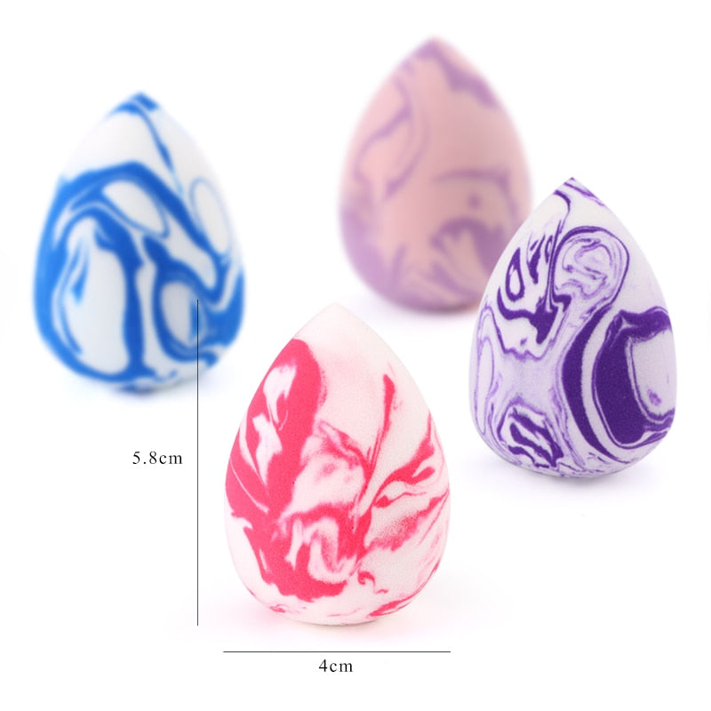 Makeup Sponge / Marble Water Drop Shape