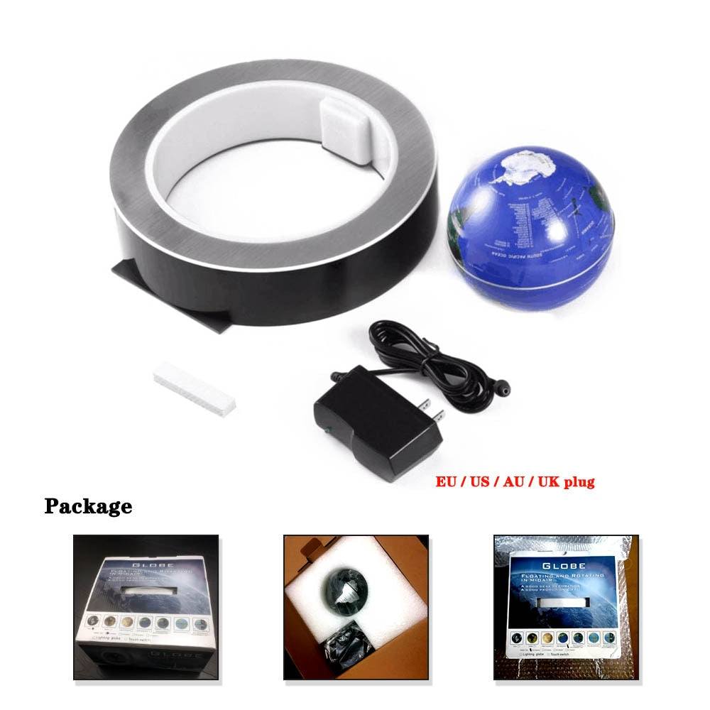 LED Levitating Rotating Globe Night Lamp