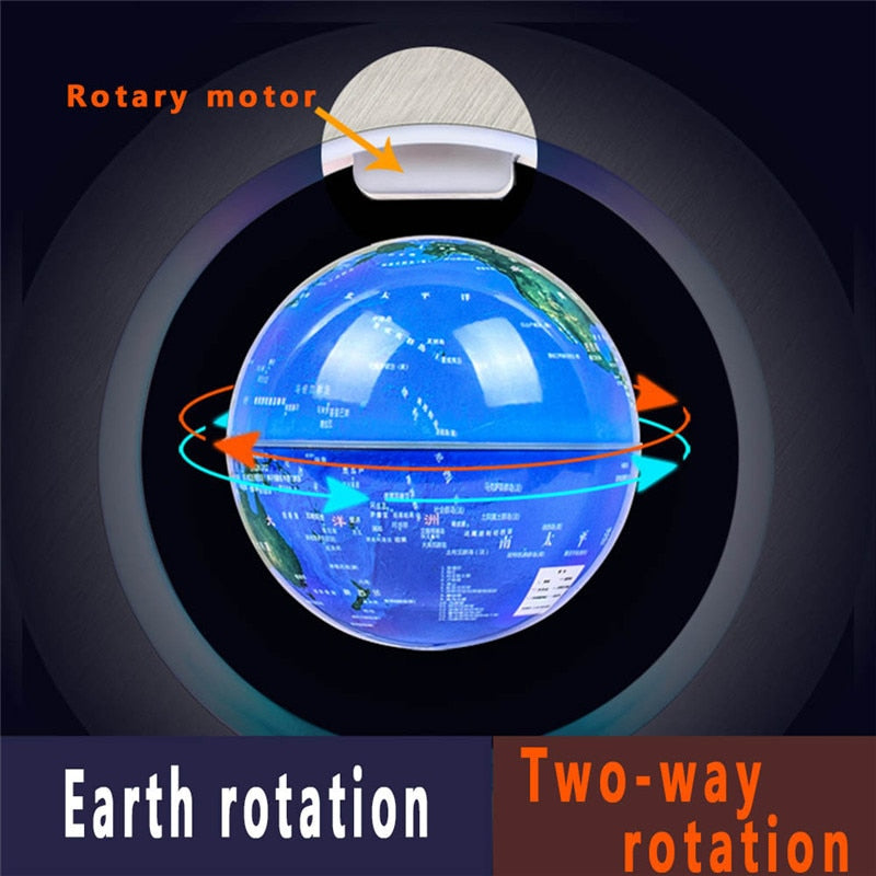 LED Levitating Rotating Globe Night Lamp