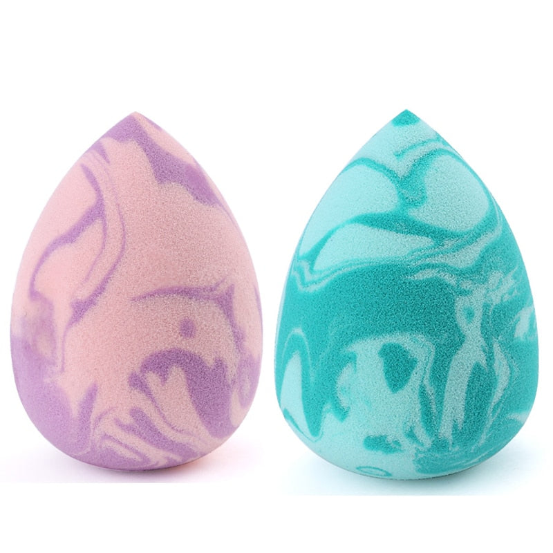 Makeup Sponge / Marble Water Drop Shape