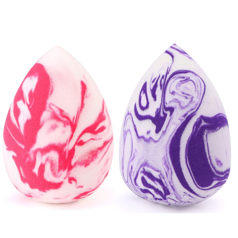 Makeup Sponge / Marble Water Drop Shape