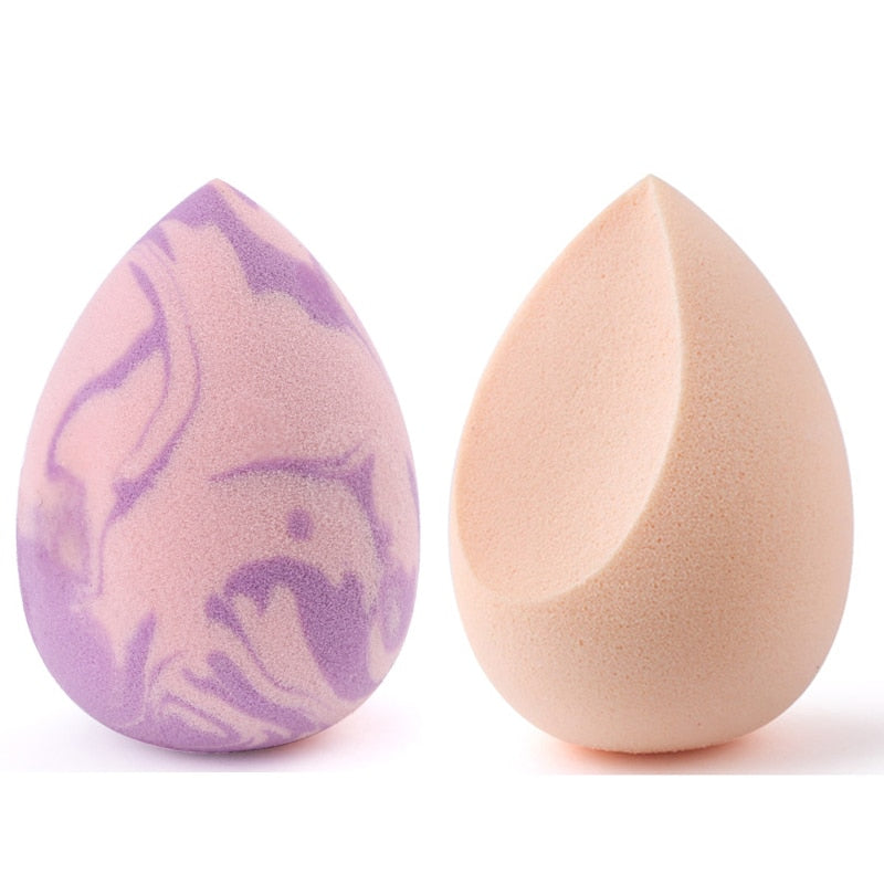 Makeup Sponge / Marble Water Drop Shape