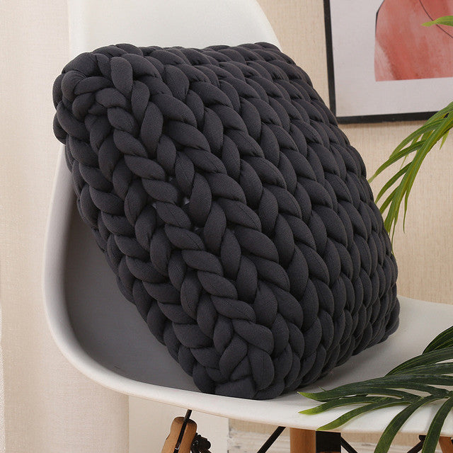 Wool Pillow / Handmade / Square / Cylinder-Bolster