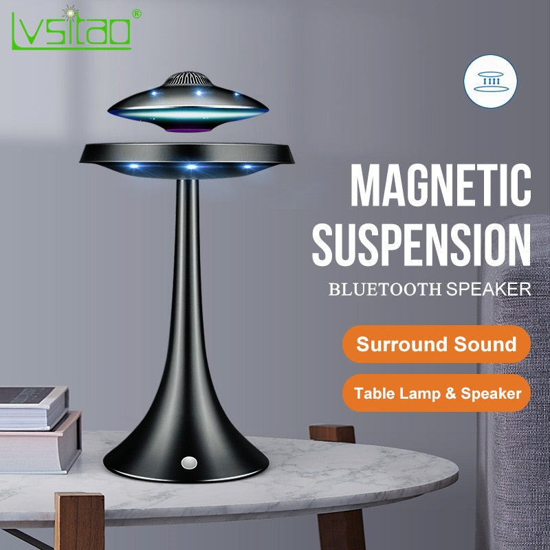 Magnetic Levitating LED Table Lamp / UFO Bluetooth Speaker
