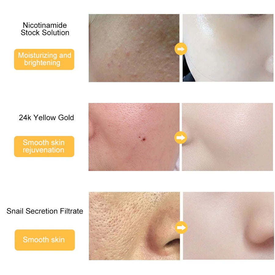 24K PURE GOLD Face Serum / Hyaluronic Acid