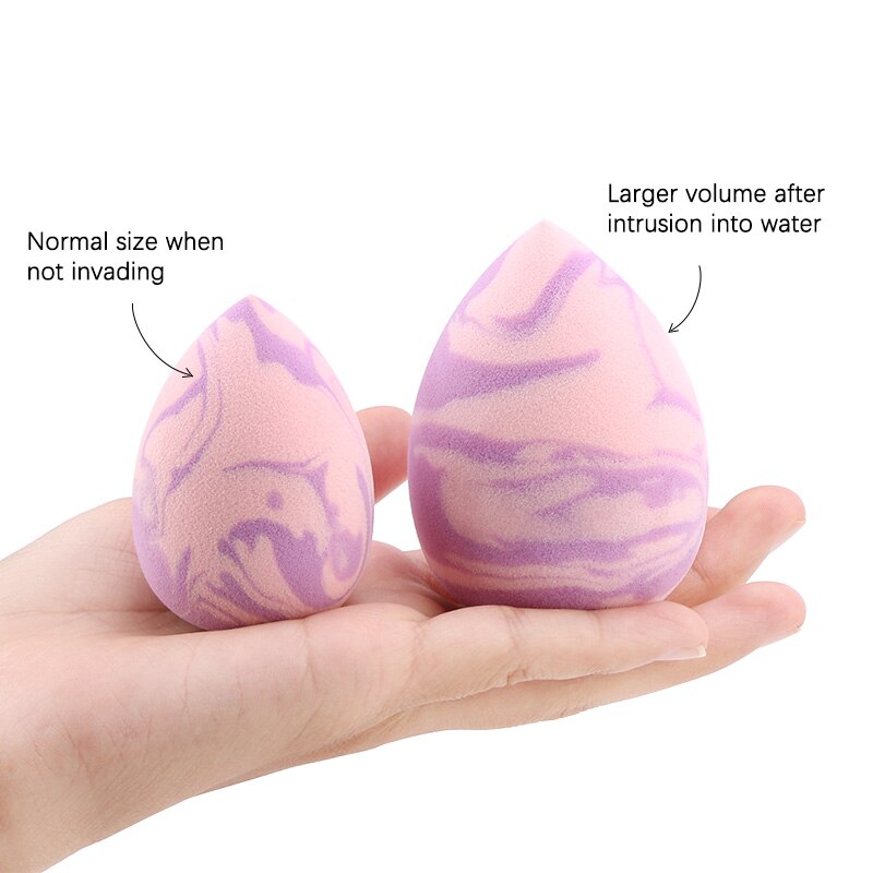 Makeup Sponge / Marble Water Drop Shape