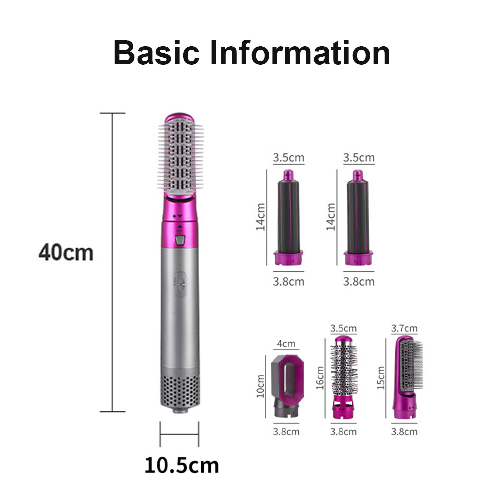 Blow Dryer / Hair Curler / Straightener / 5 In 1