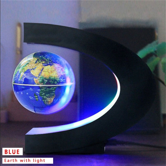 LED Levitating Rotating Globe Night Lamp