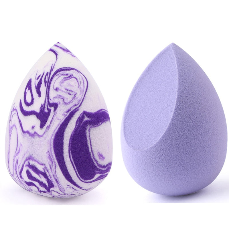 Makeup Sponge / Marble Water Drop Shape