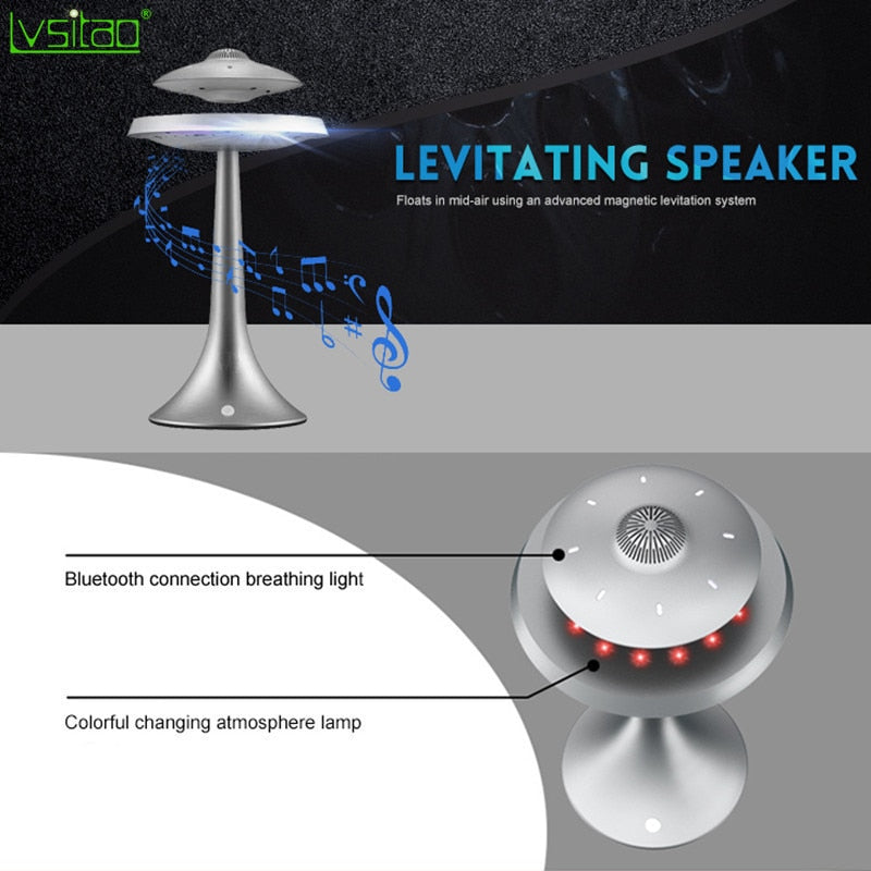Magnetic Levitating LED Table Lamp / UFO Bluetooth Speaker