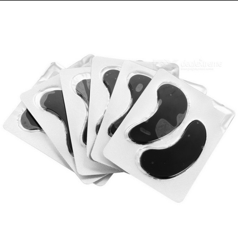 PUR SOL Wake Up Hydrogel Eye Mask / Charcoal + Hyaluronic Acid / 12 PR
