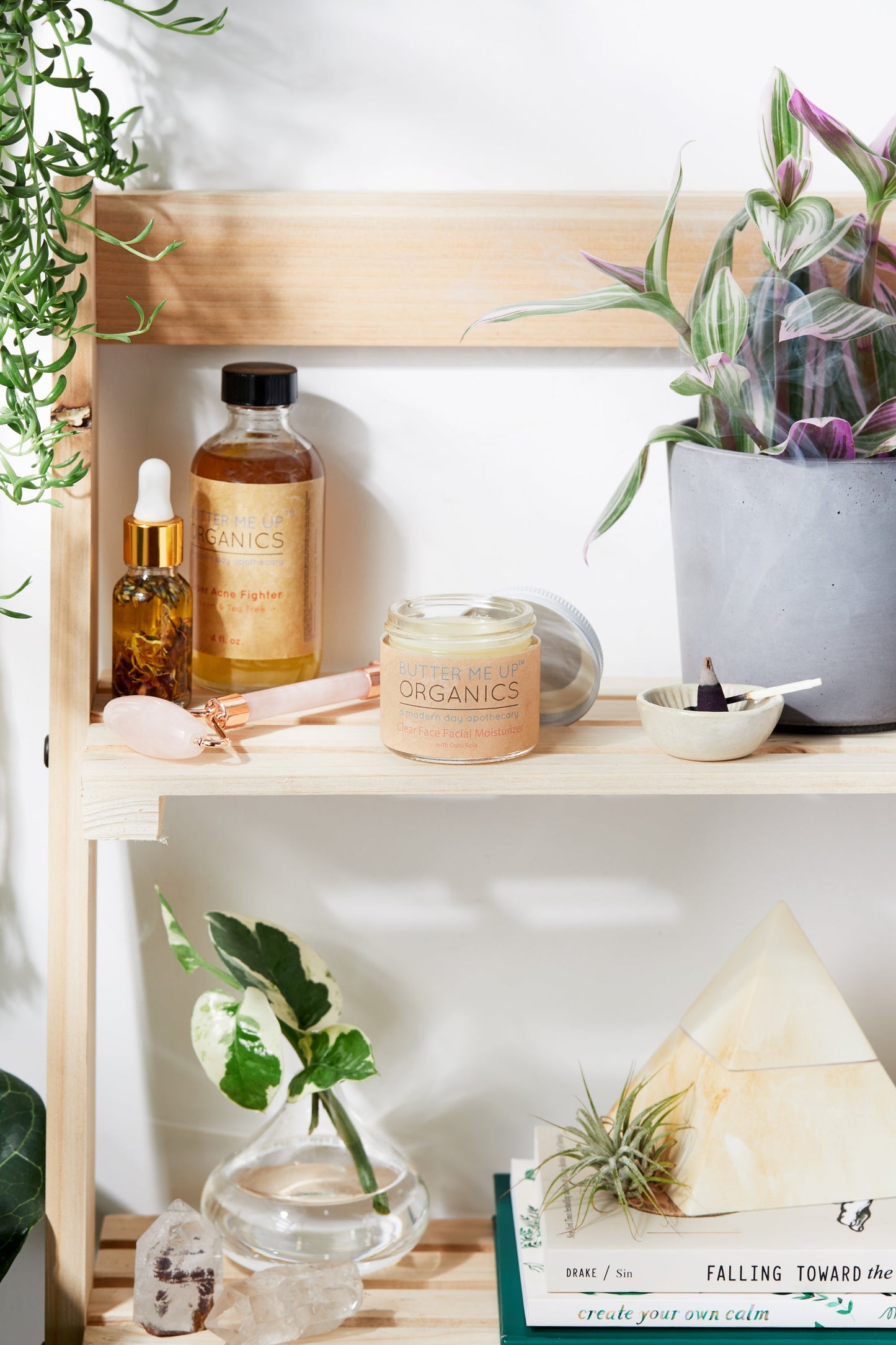 BUTTER ME UP ORGANICS Clear Face Facial Moisturizer with Green Tea