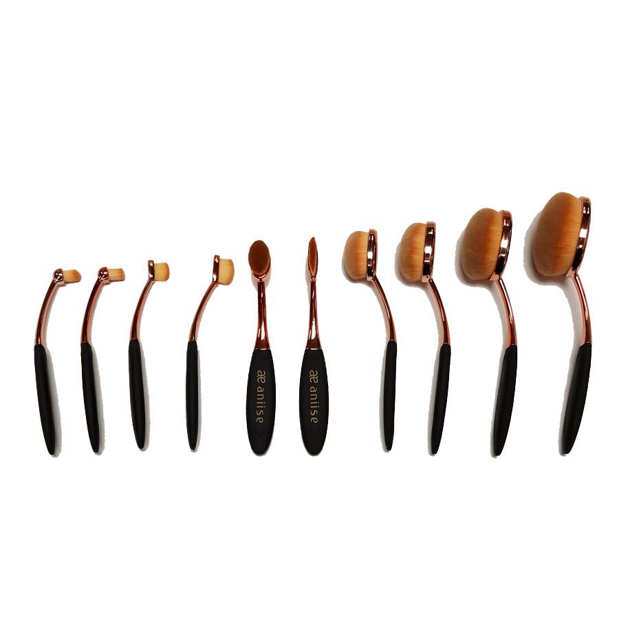 Makeup Brush Set / Oval / 10 PC