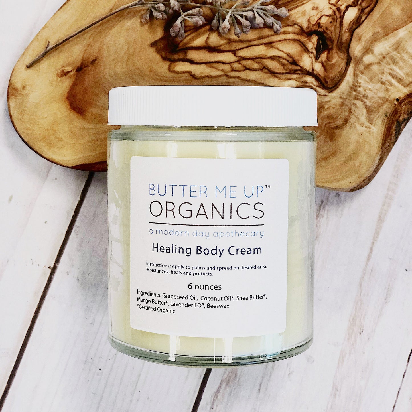 BUTTER ME UP ORGANICS Healing Body Cream