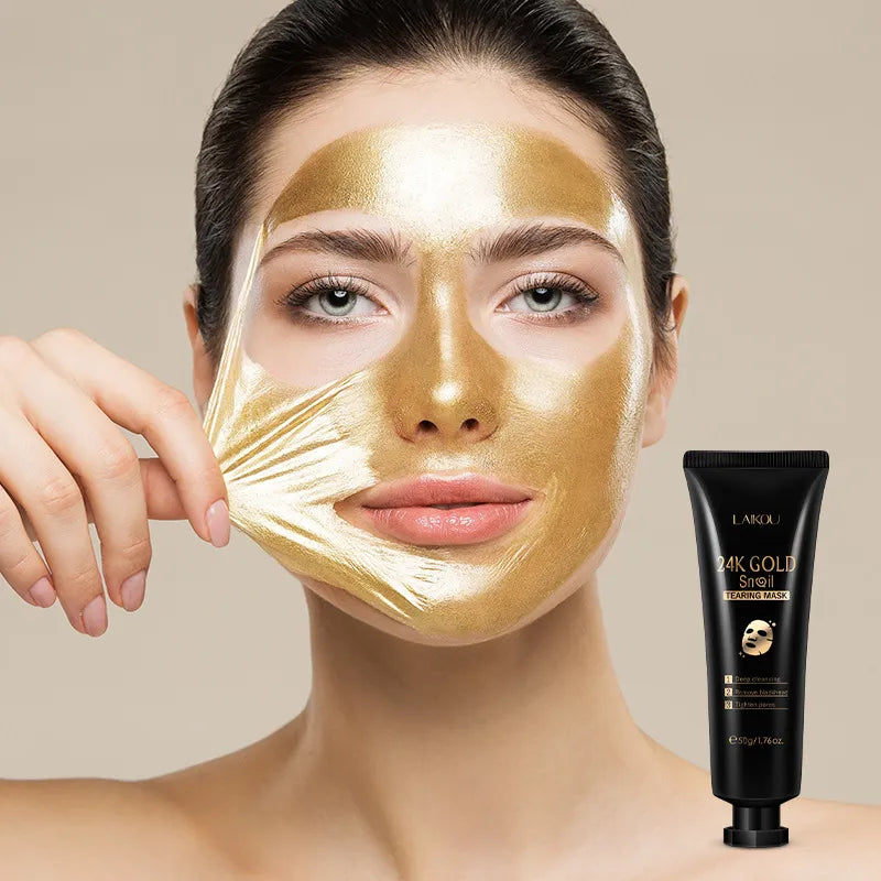 24K Gold Snail Secretion Filtrate Peel Off Mask