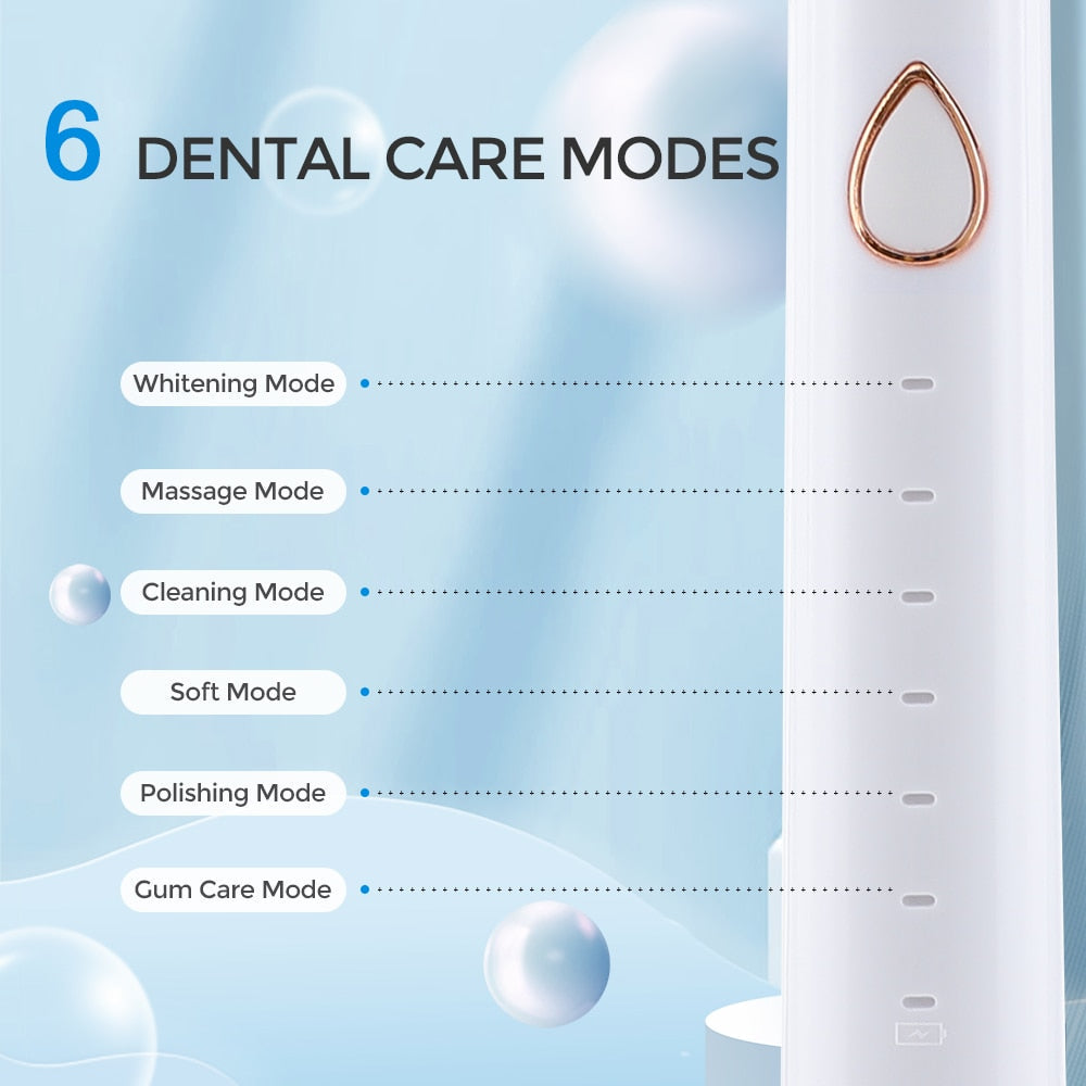 Sonic / Electric Toothbrush / 7-in-1 / White