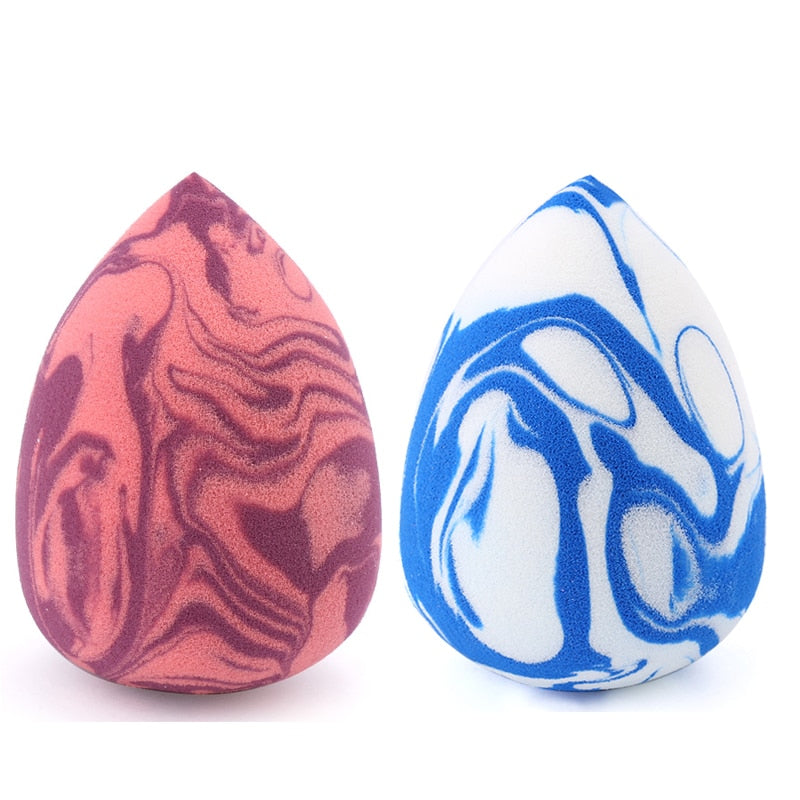 Makeup Sponge / Marble Water Drop Shape