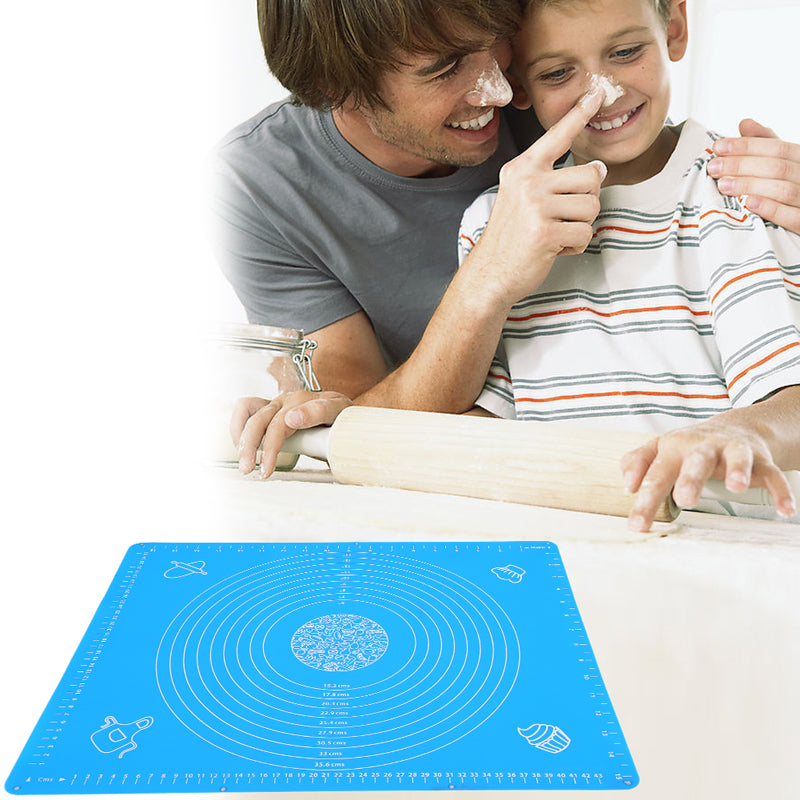 Non-Stick Silicone Baking Mat With Oven Scales