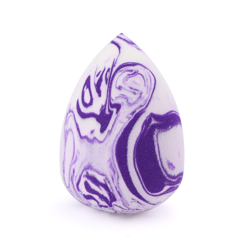 Makeup Sponge / Marble Water Drop Shape