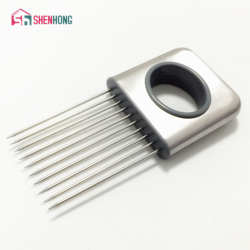Multi-function Slicing Gadget / Onion Cutter Chopper Slicer / Stainless Steel