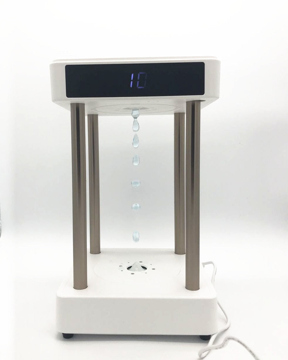 Clock / Anti Gravity Levitating Water Drops