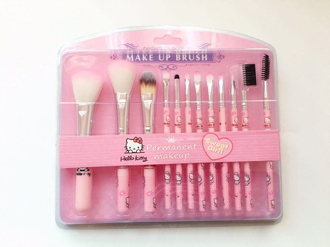 Makeup Brush Set / HELLO KITTY 5PC / 7 PC / 12 PC