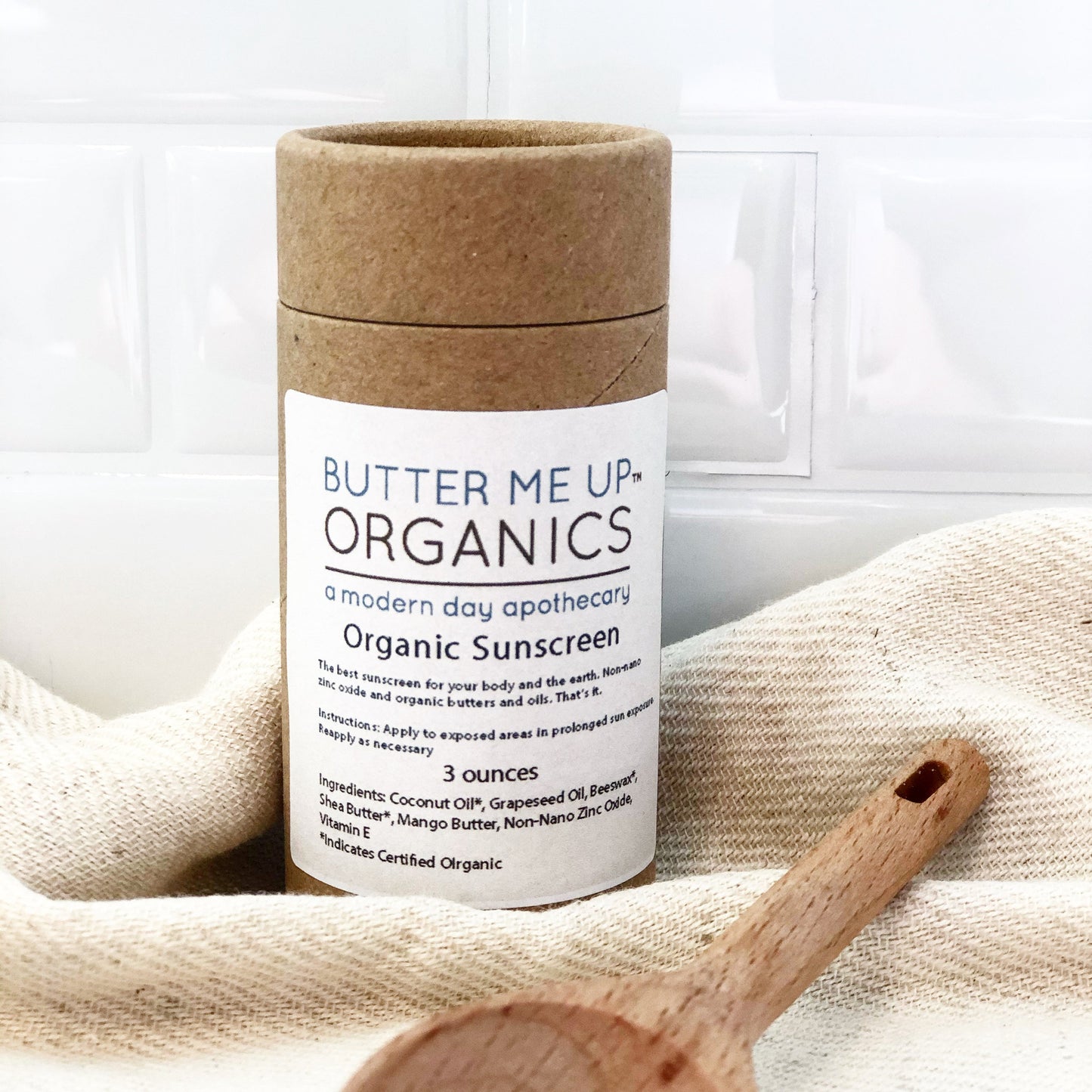 BUTTER ME UP ORGANICS Natural Sunscreen