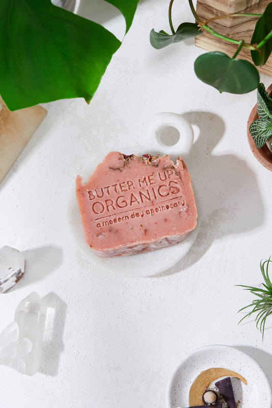 BUTTER ME UP ORGANICS Rose Garden Soap / Vegan Soap / Palm Free