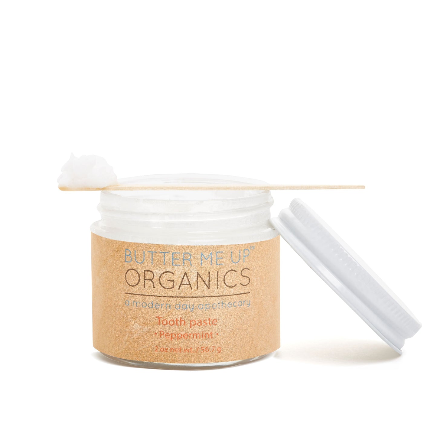 BUTTER ME UP ORGANICS Whitening Toothpaste / All Natural