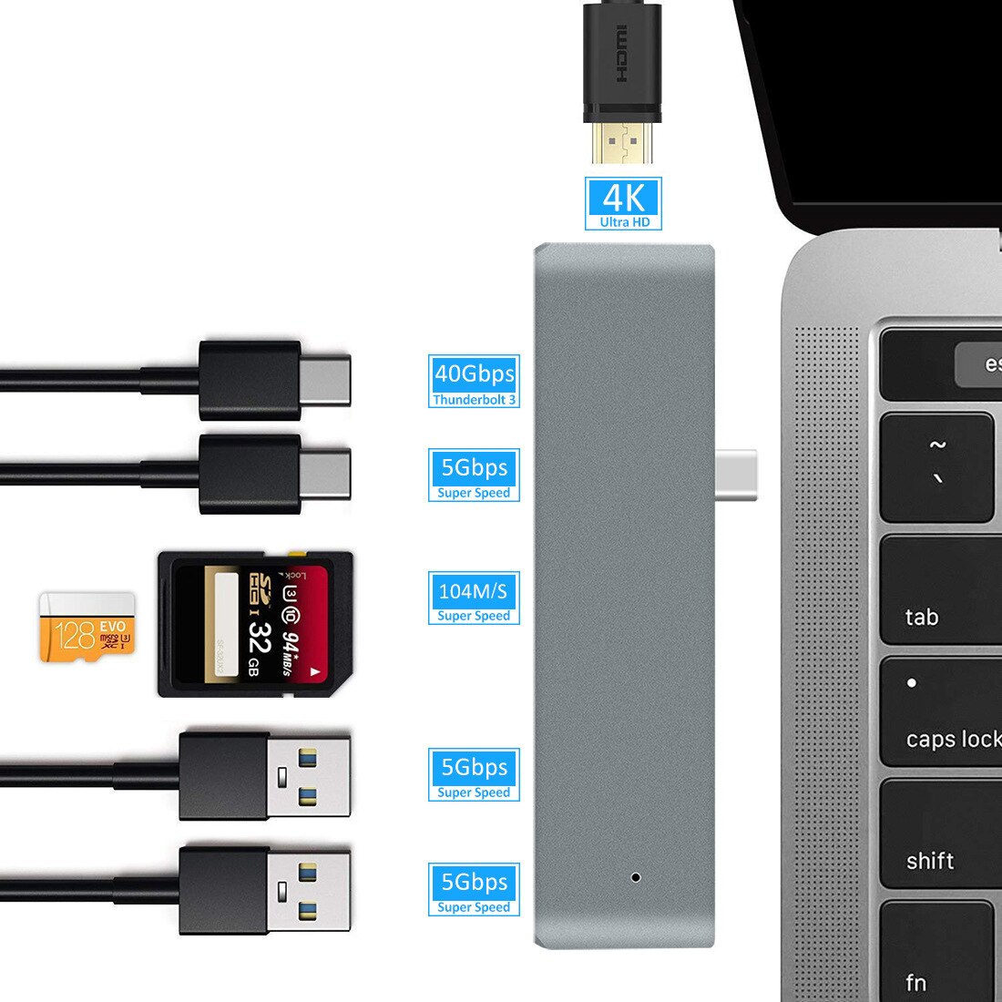 USB Adaptor / Multi / 3-in-1 / 4-in-1 / 5-in-1 / 7-in-1