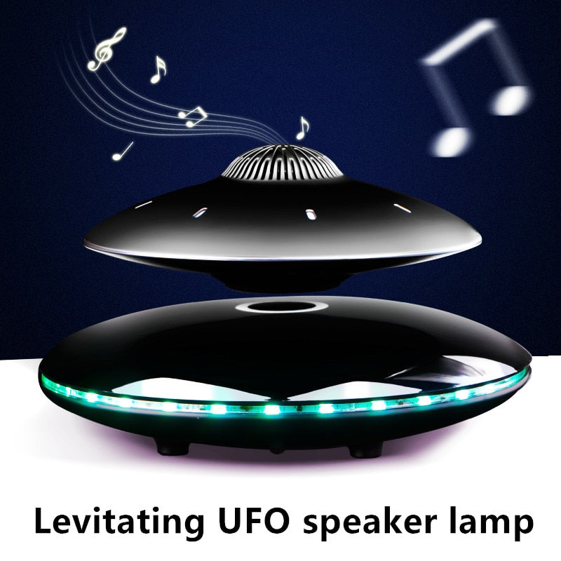 Levitating UFO LED Speaker Table Lamp