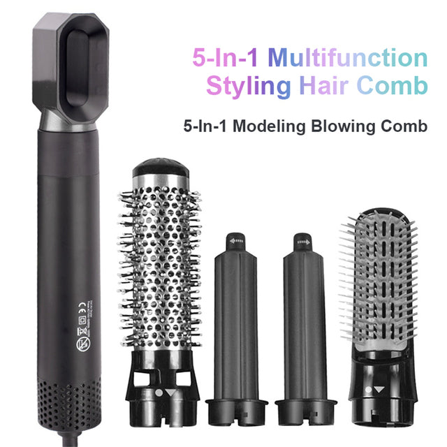 Blow Dryer / Hair Curler / Straightener / 5 In 1