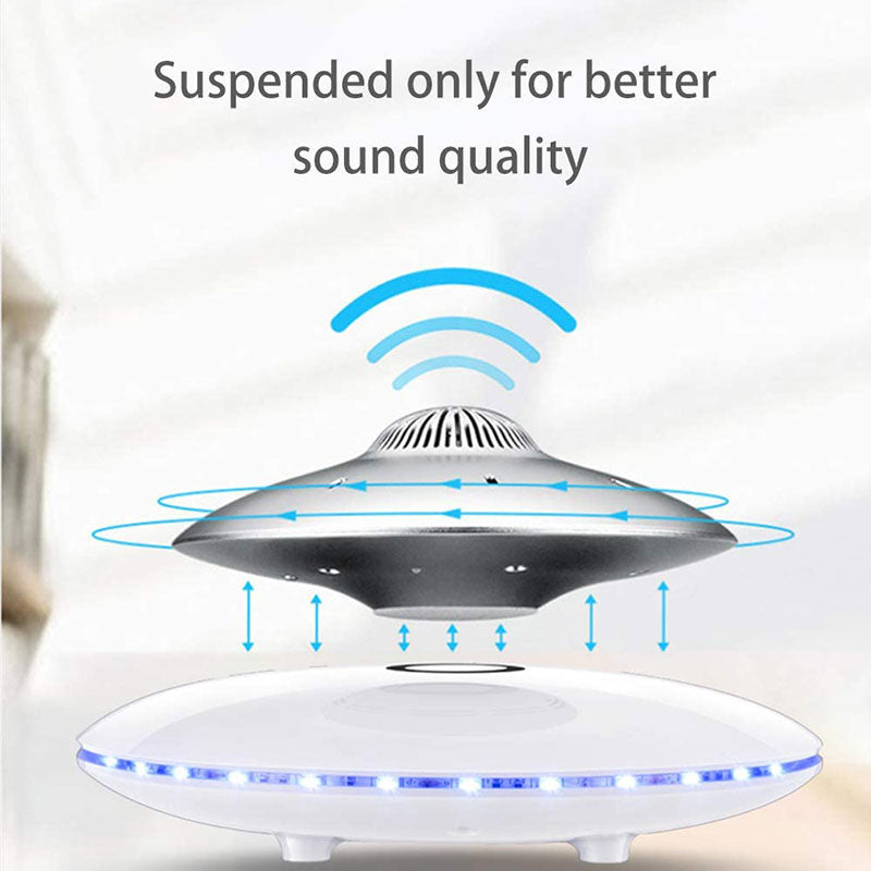 Levitating UFO LED Speaker Table Lamp