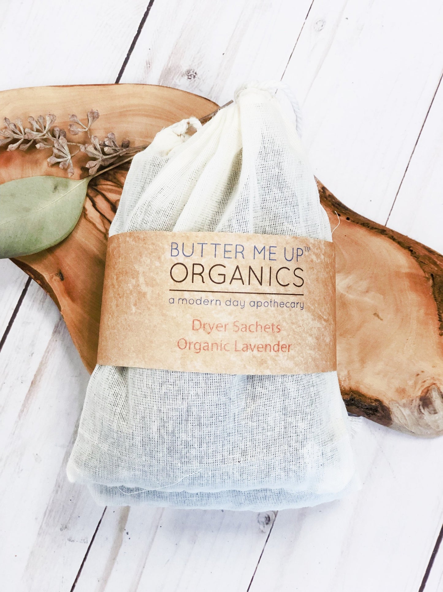 BUTTER ME UP ORGANICS Dryer Sachets / Organic Lavender